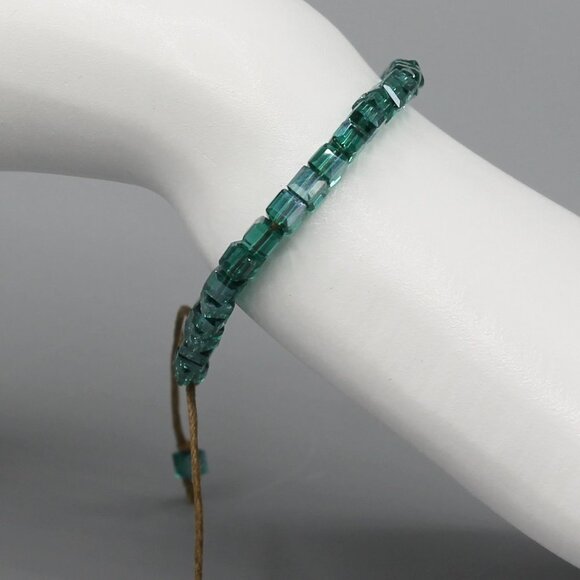 Jewelry bracelet bead Boho adjustable blue green stones brand new fashion - Picture 7 of 7